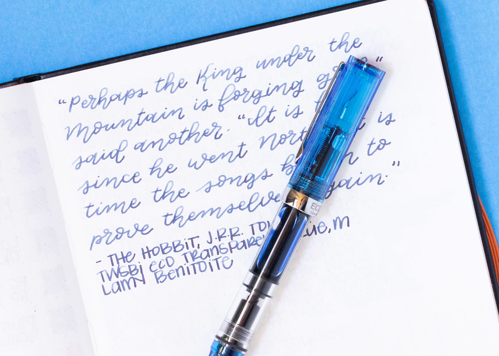 Caius Milieuactivist onderpand Ink Review #766: Lamy Benitoite — Mountain of Ink