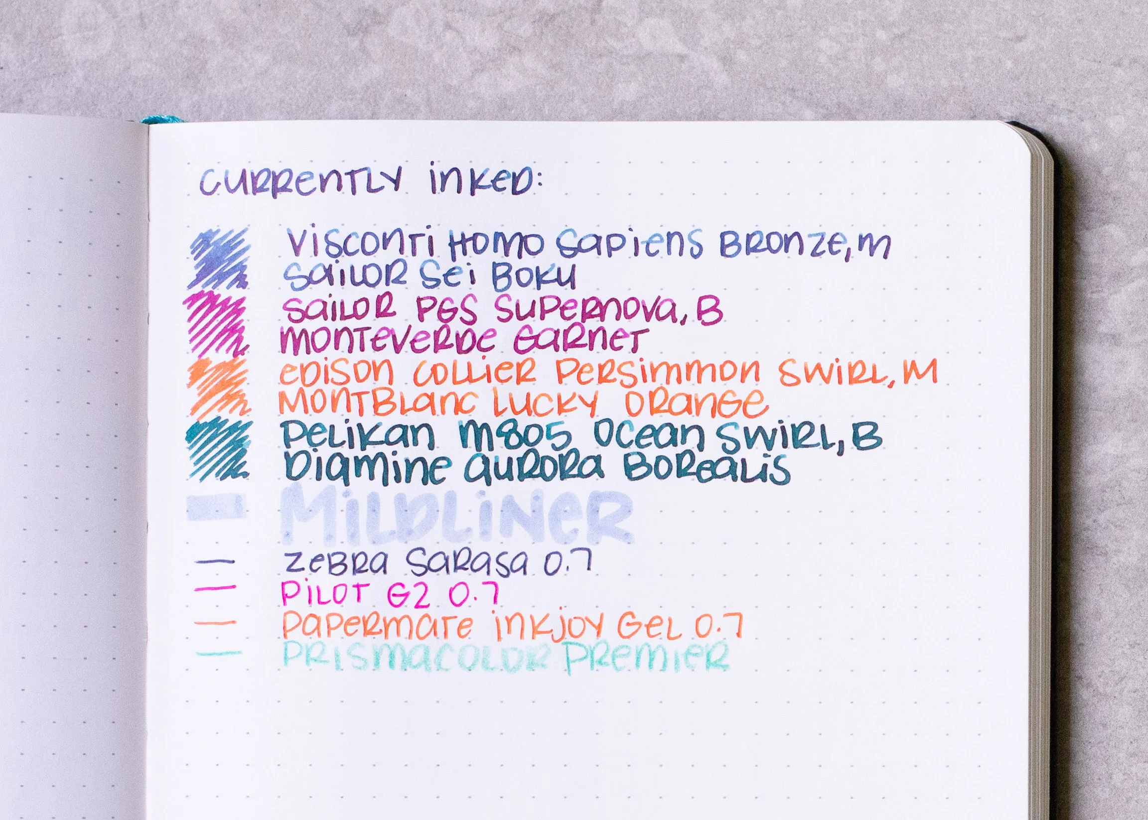 Endless Recorder Notebook — Mountain of Ink