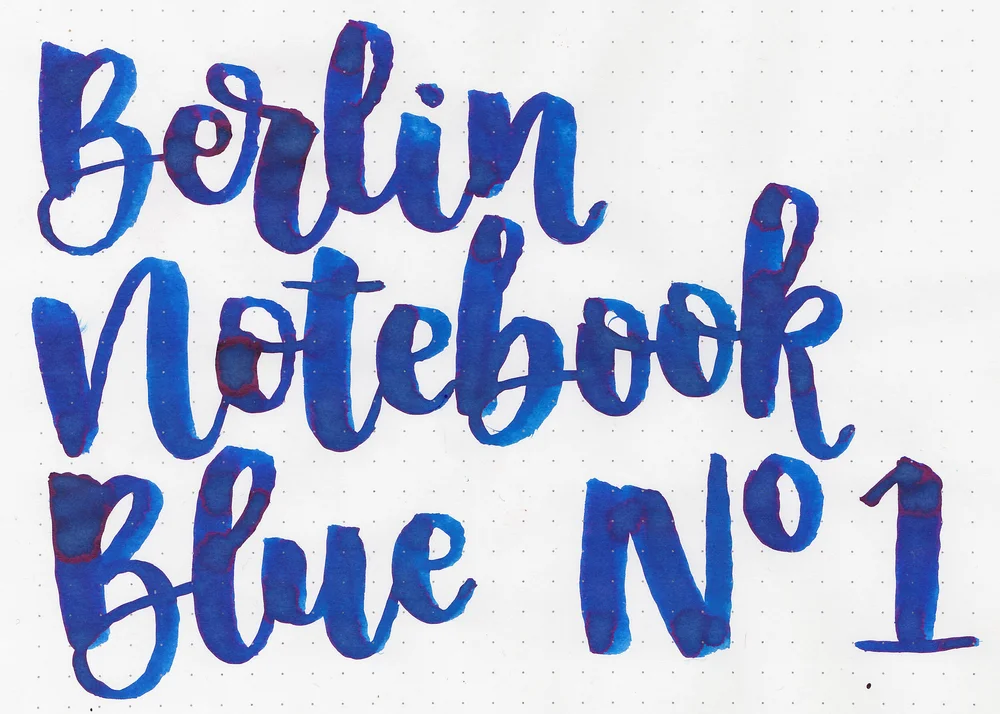 Ink Review #885: Berlin Notebook Blue No. 1 — Mountain of Ink