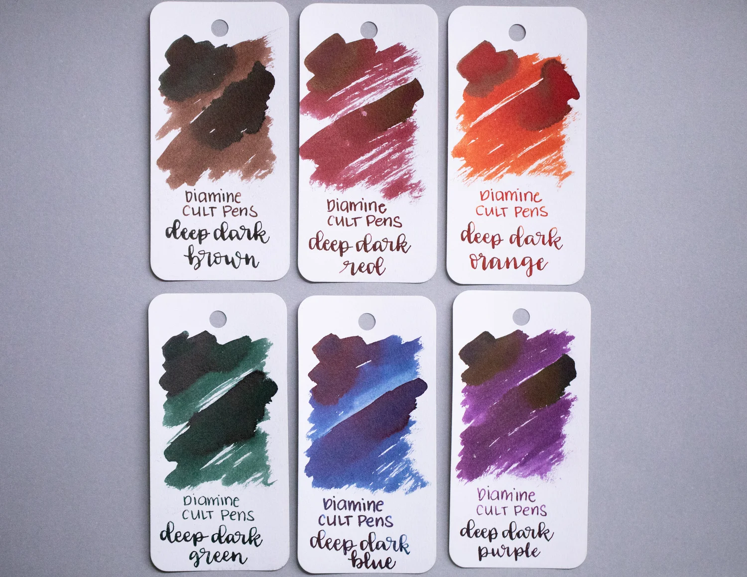 Diamine Cult Pens Deep Dark Inks — Mountain of Ink