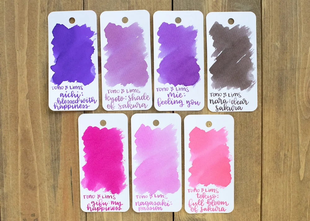 Tono & Lims Sakura Inks, Part 1 — Mountain of Ink
