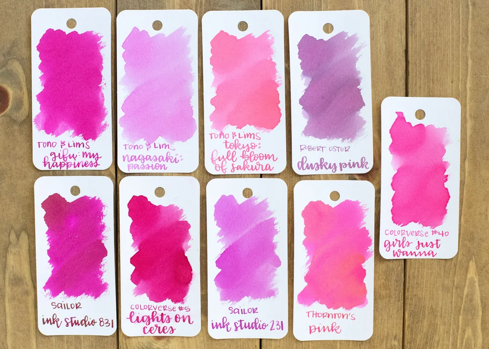 Tono & Lims Sakura Inks, Part 1 — Mountain of Ink