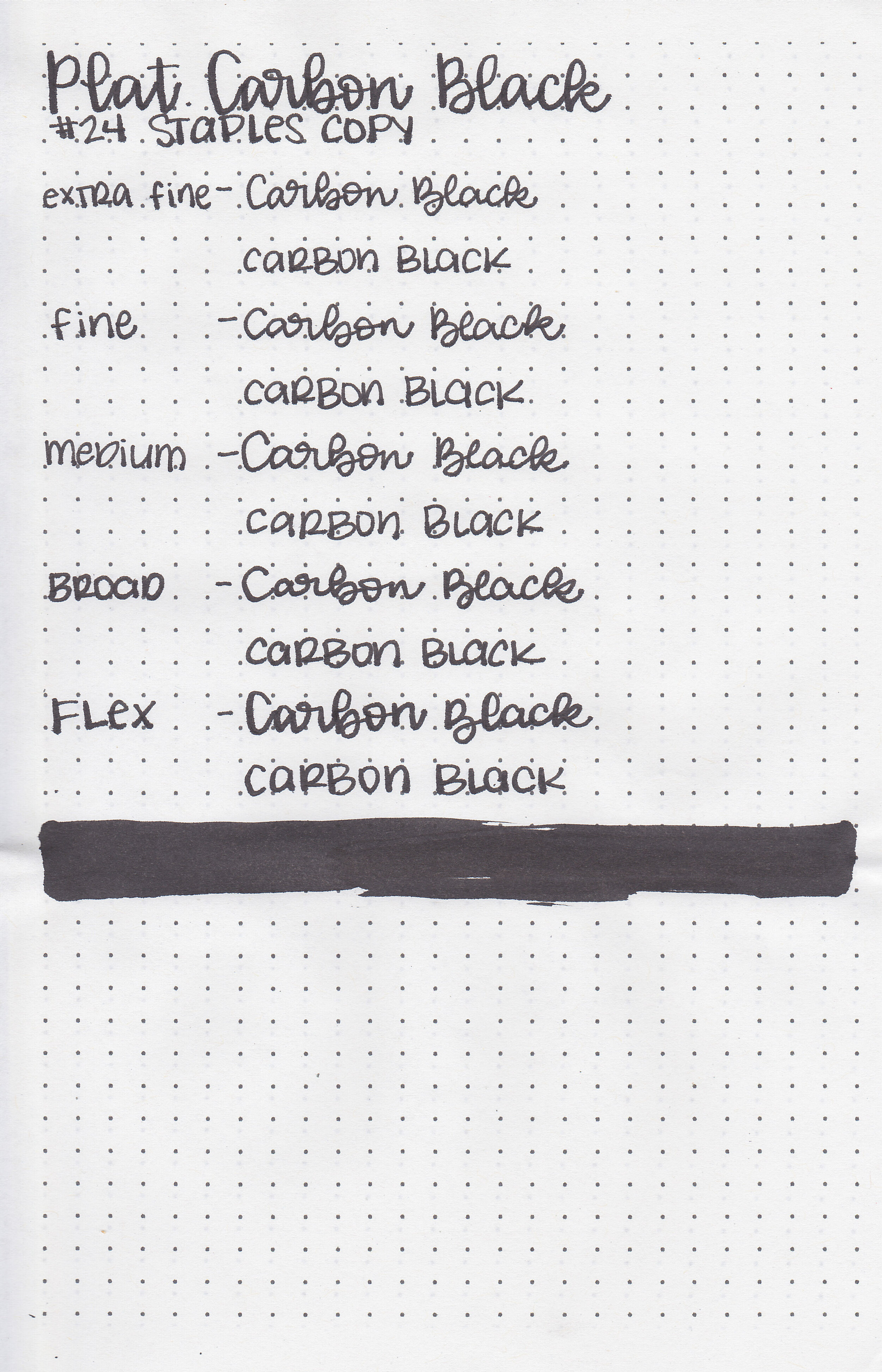 Platinum Carbon Black Ink Review 