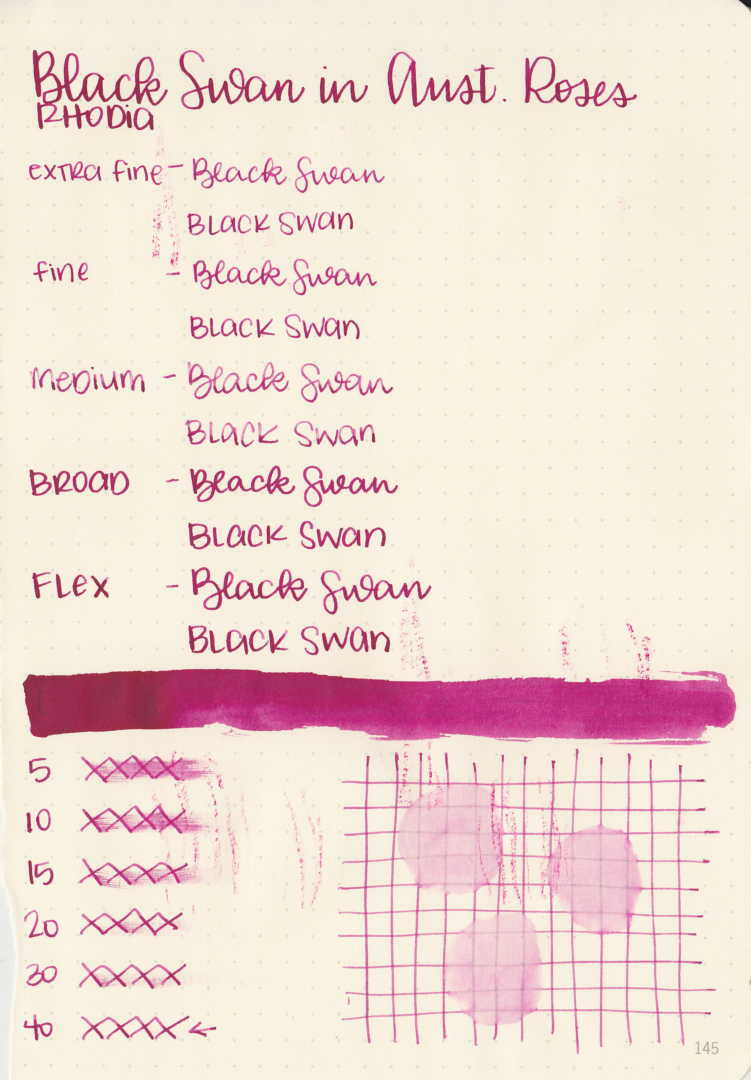 Noodler's Black Swan in English Roses Fountain Pen Ink 3oz - Abino Mills