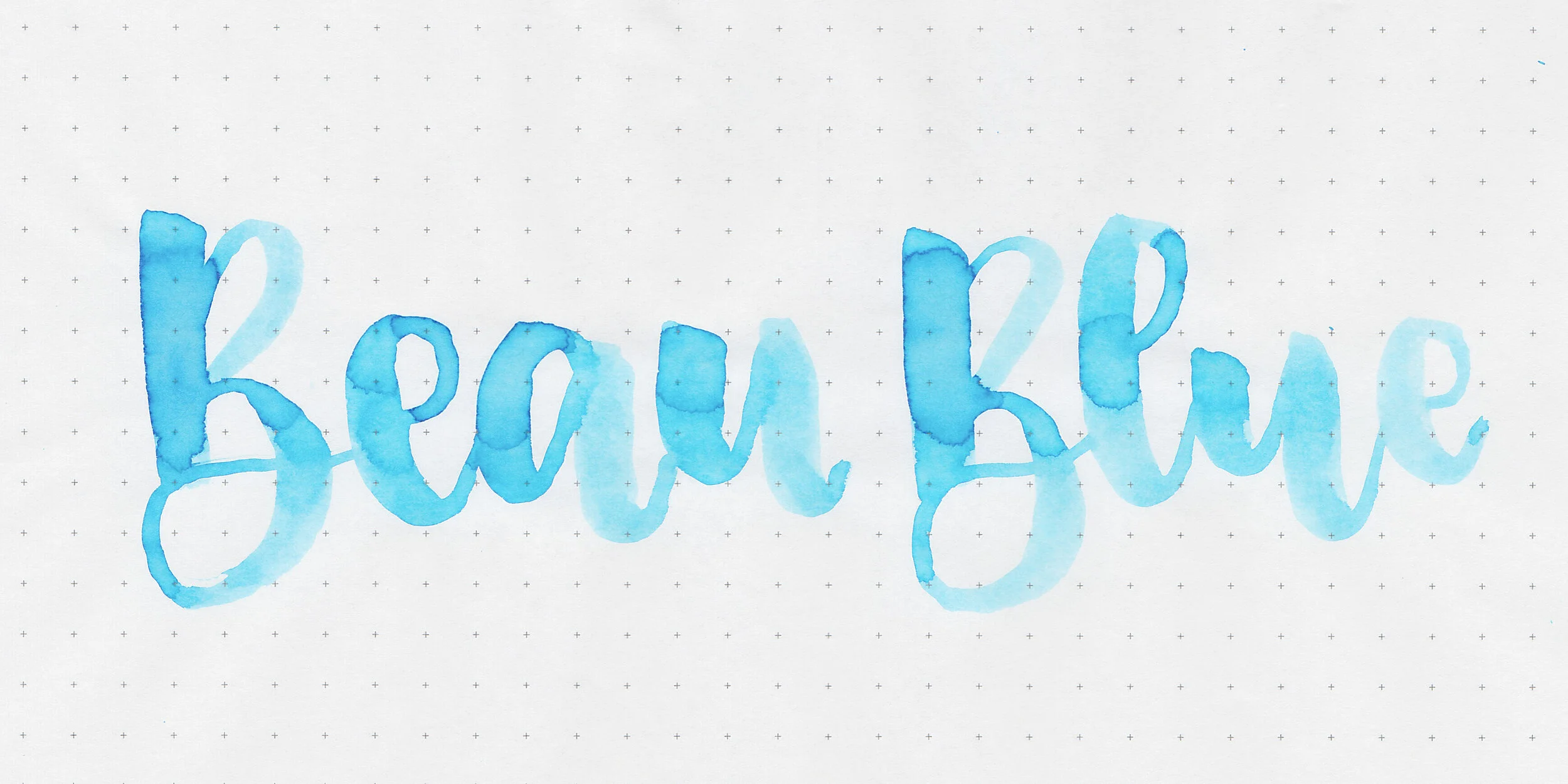 Ink Review #1108: Diamine Beau Blue — Mountain of Ink