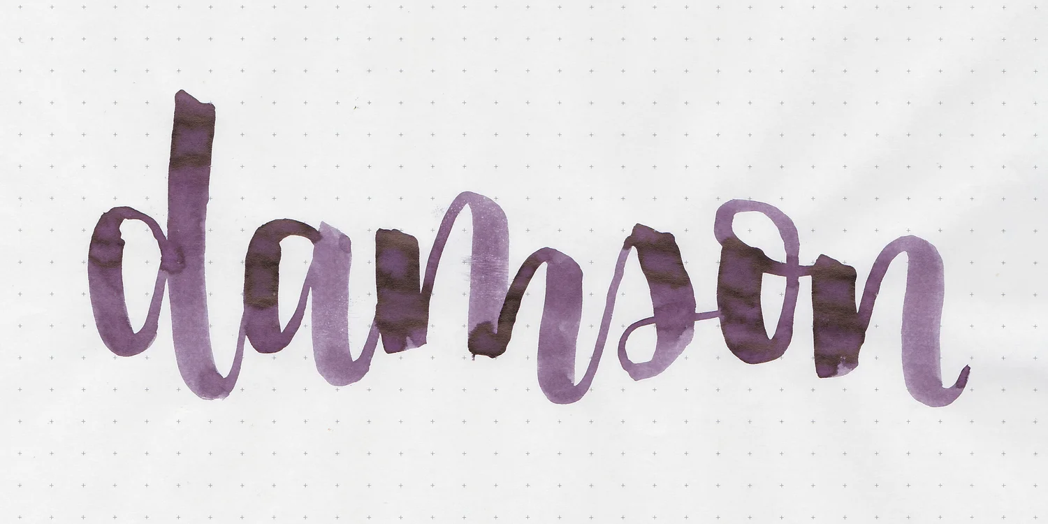 Ink Review #1119: Diamine Damson — Mountain of Ink