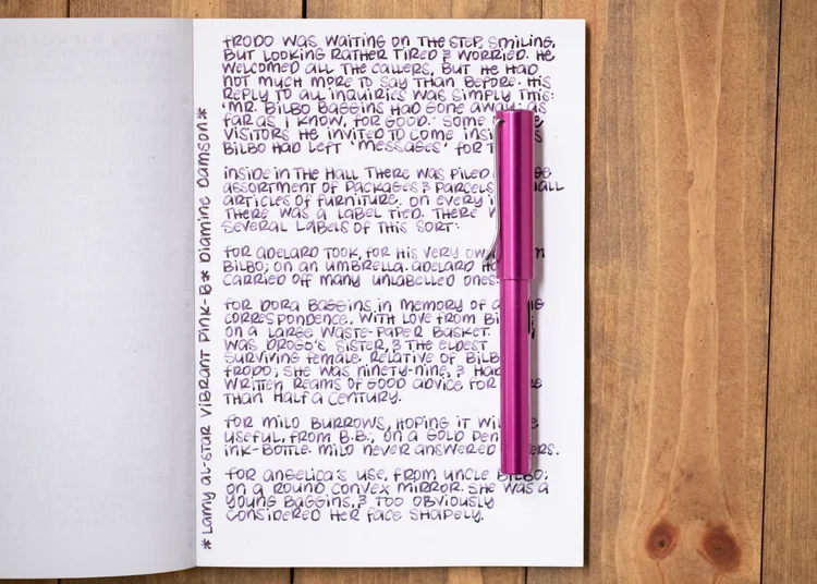 Ink Review #1119: Diamine Damson — Mountain of Ink