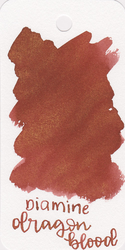 Ink Review 1126 Diamine Dragon Blood Mountain Of Ink