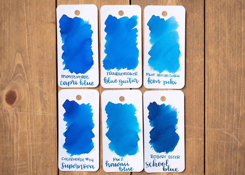 Ink Review #1165: Troublemaker Blue Guitar — Mountain of Ink