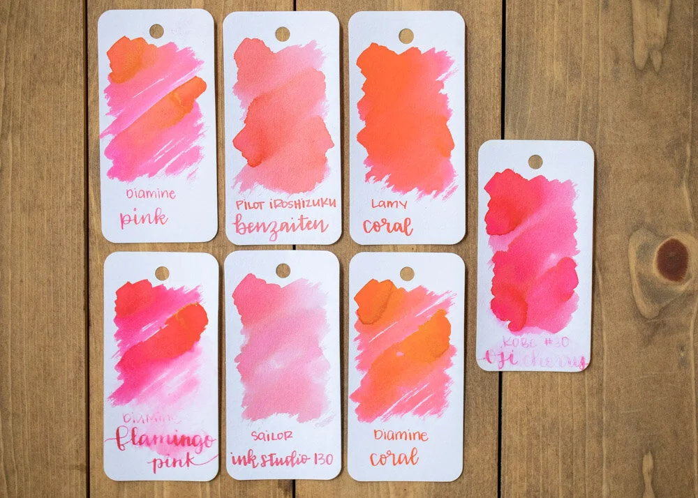 Ink Review 1187 Diamine Pink — Mountain of Ink