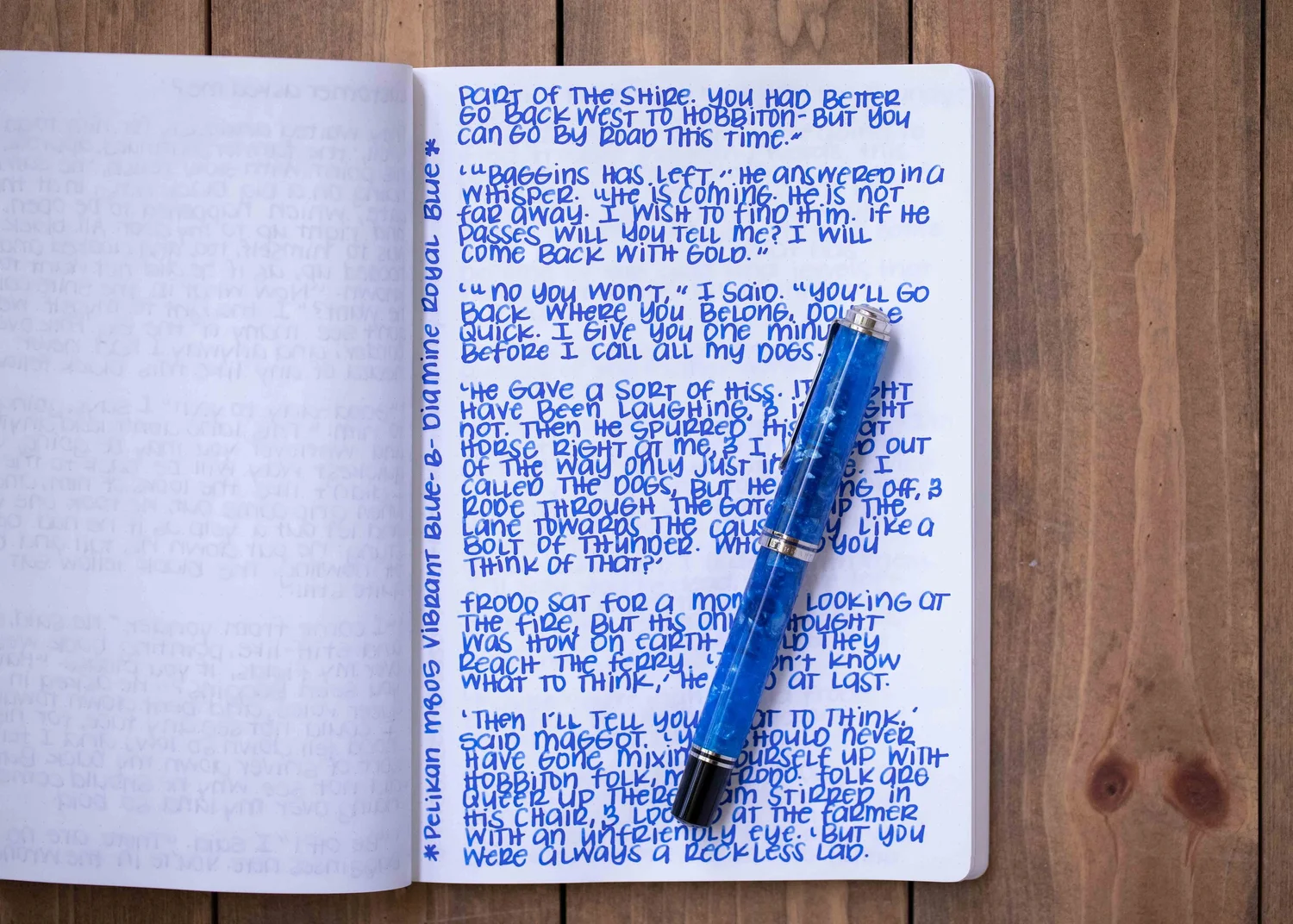 Ink Review #1214: Diamine Royal Blue — Mountain of Ink