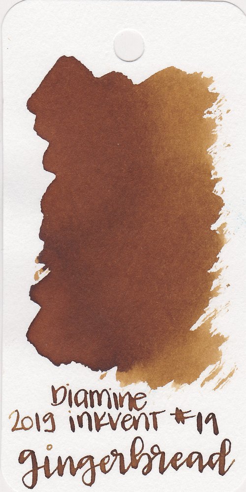 Ink Review #920 Redux: Diamine Gingerbread — Mountain of Ink