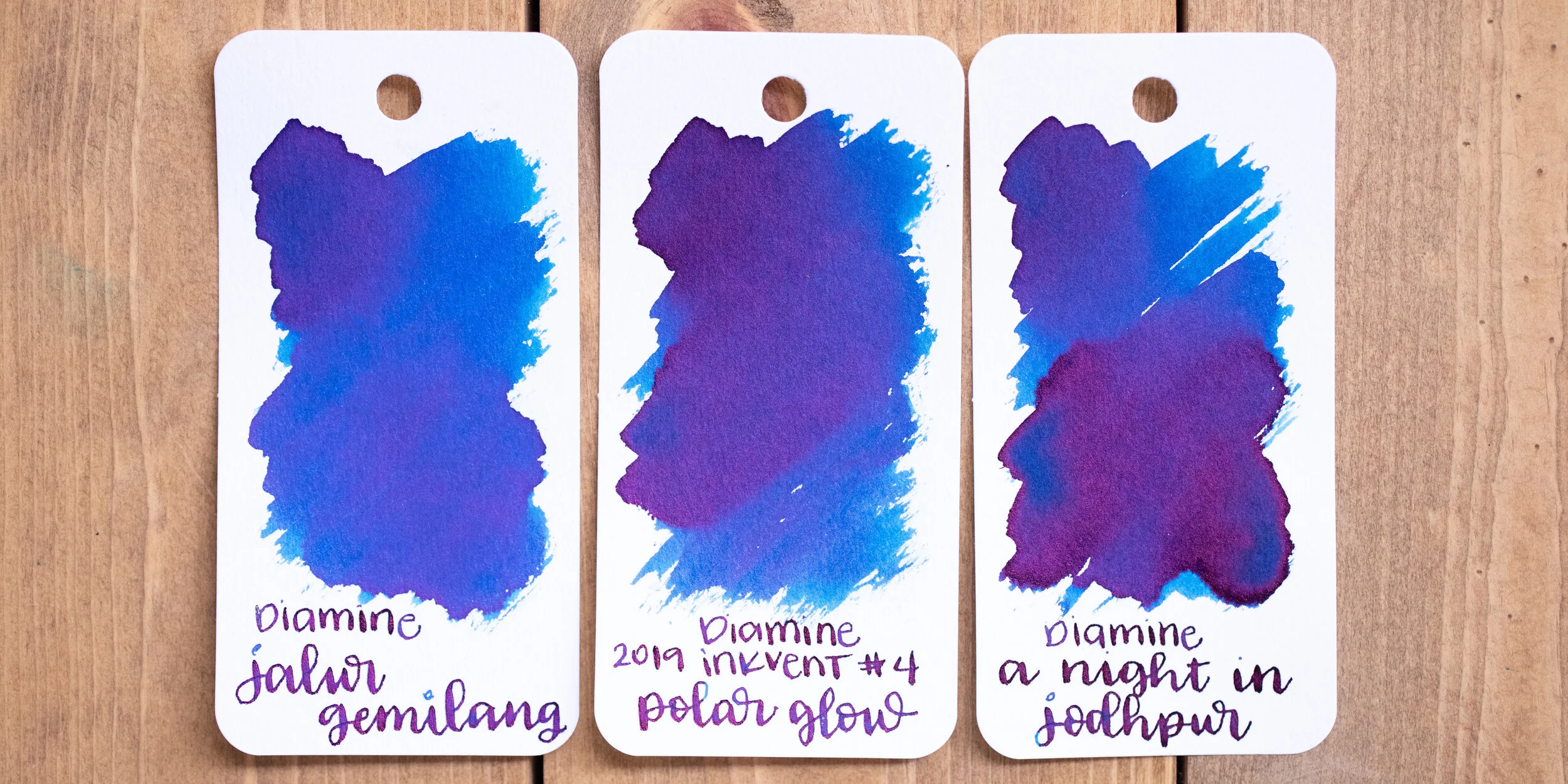 Ink Review 905 Redux Diamine Polar Glow — Mountain of Ink