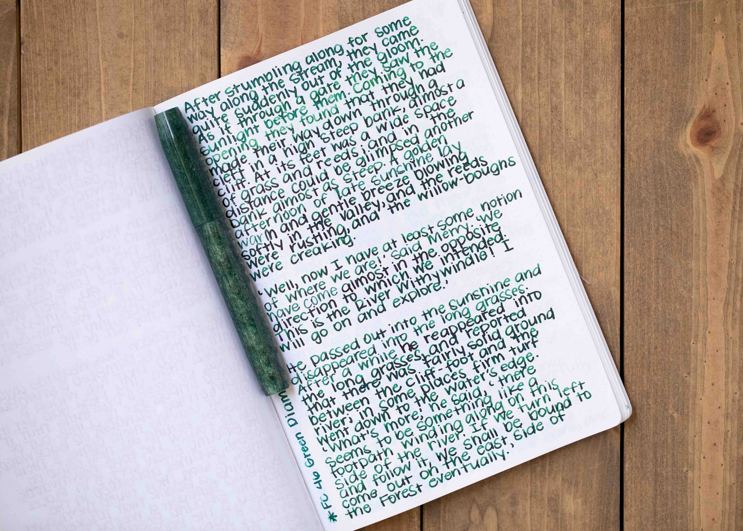 Ink Review #1235: Diamine Sherwood Green — Mountain of Ink