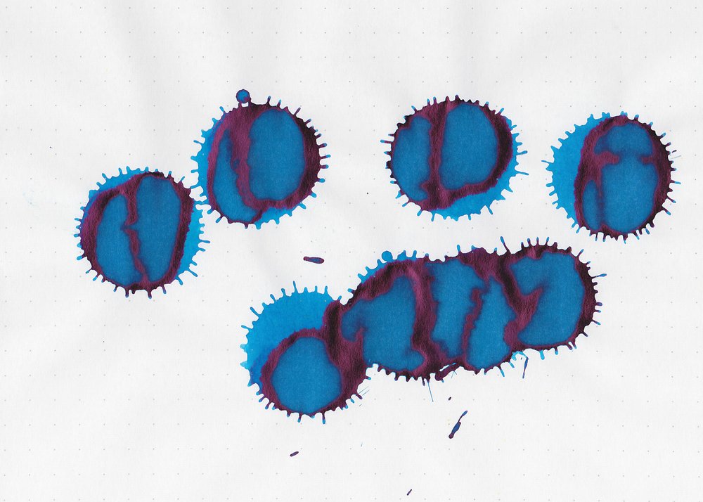 Ink Review #1254: Robert Oster True Blue — Mountain of Ink