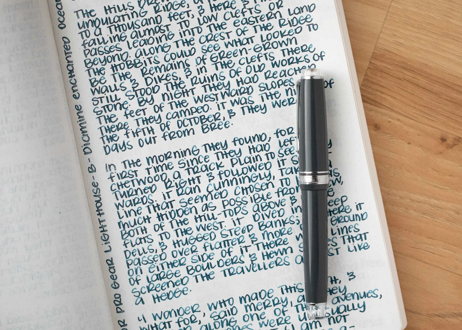 Ink Review #1284: Diamine Enchanted Ocean — Mountain of Ink