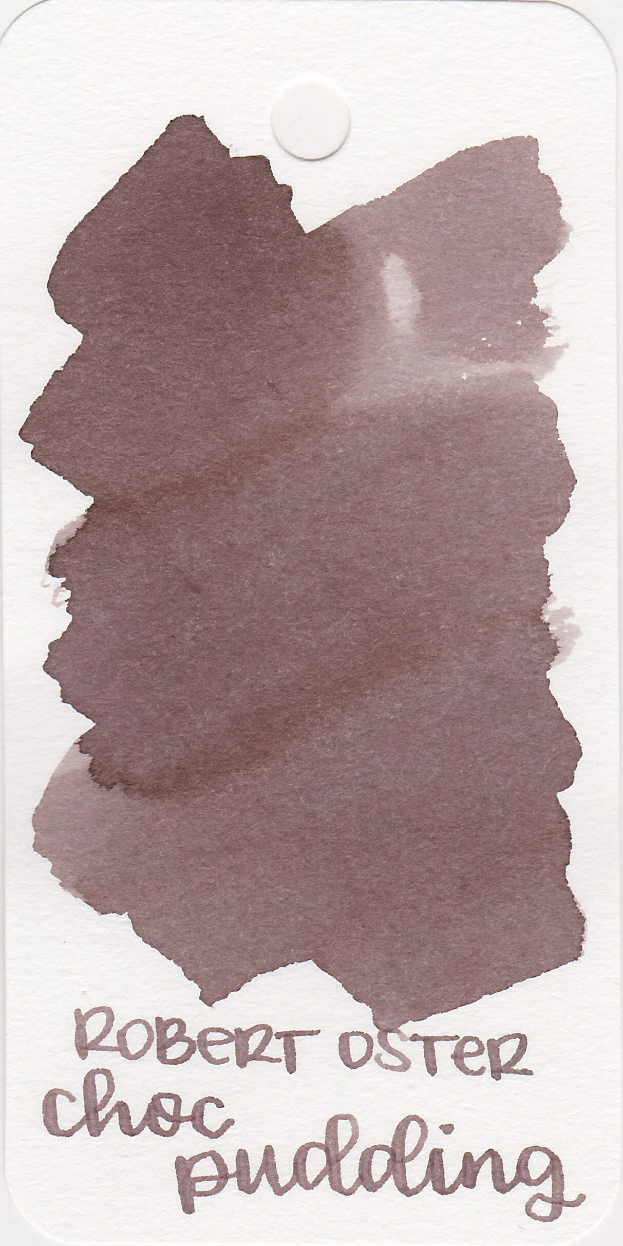 Pudding Ink Red Ink Review #1305: Robert Oster Choc Pudding — Mountain of Ink