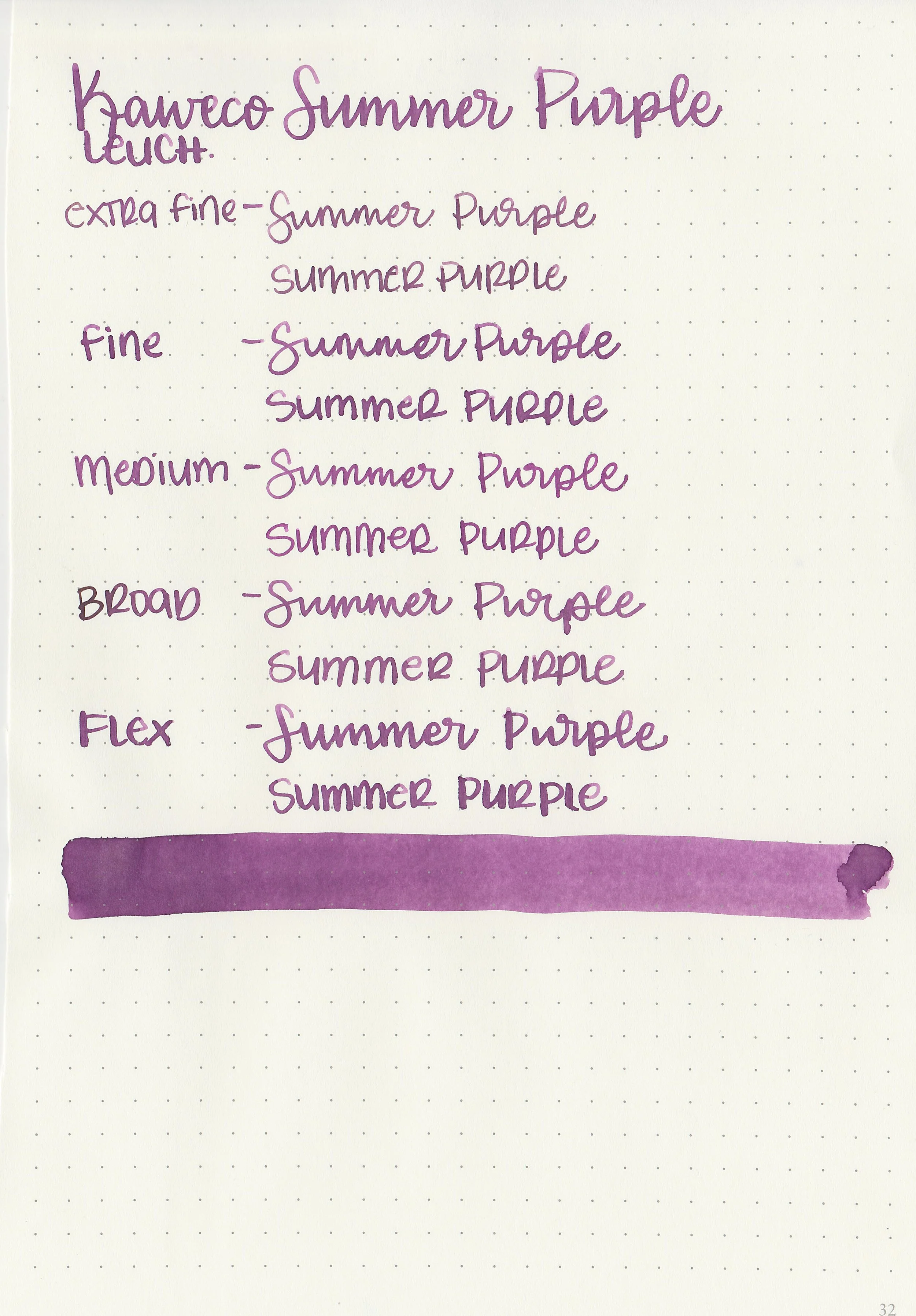 Kaweco Inktpatronen Kort – Summer Purple (violet), 30 Stuks, Voor Vulpennen
