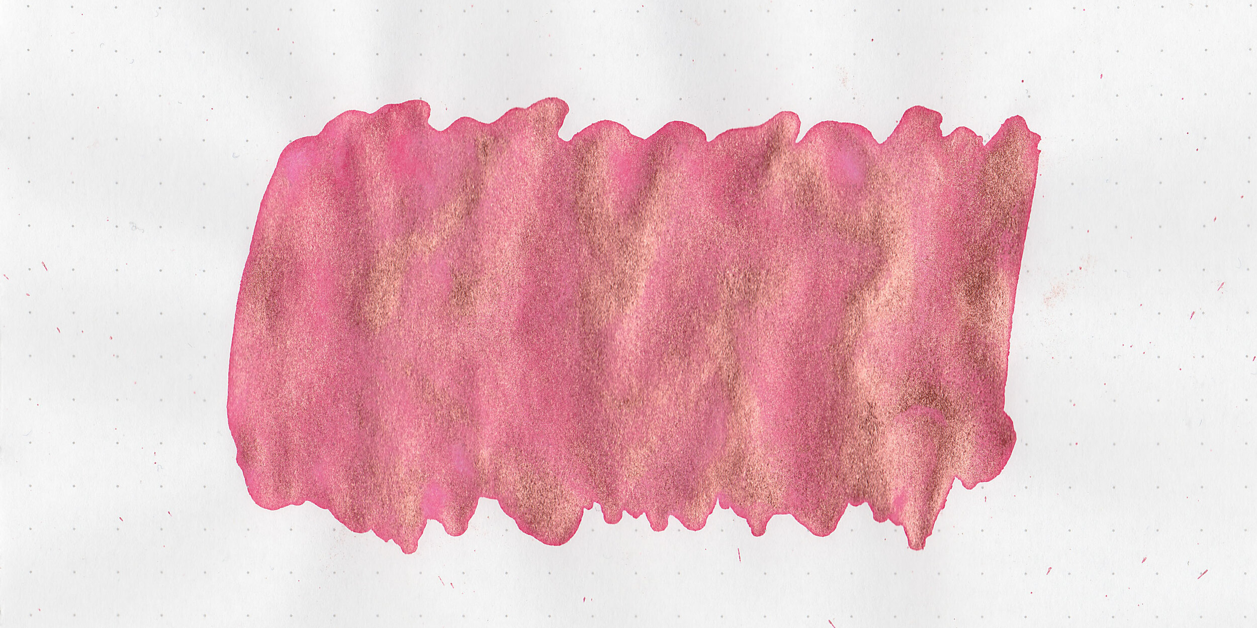 Ink Review #1490: De Atramentis Pink Rose Gold — Mountain of Ink