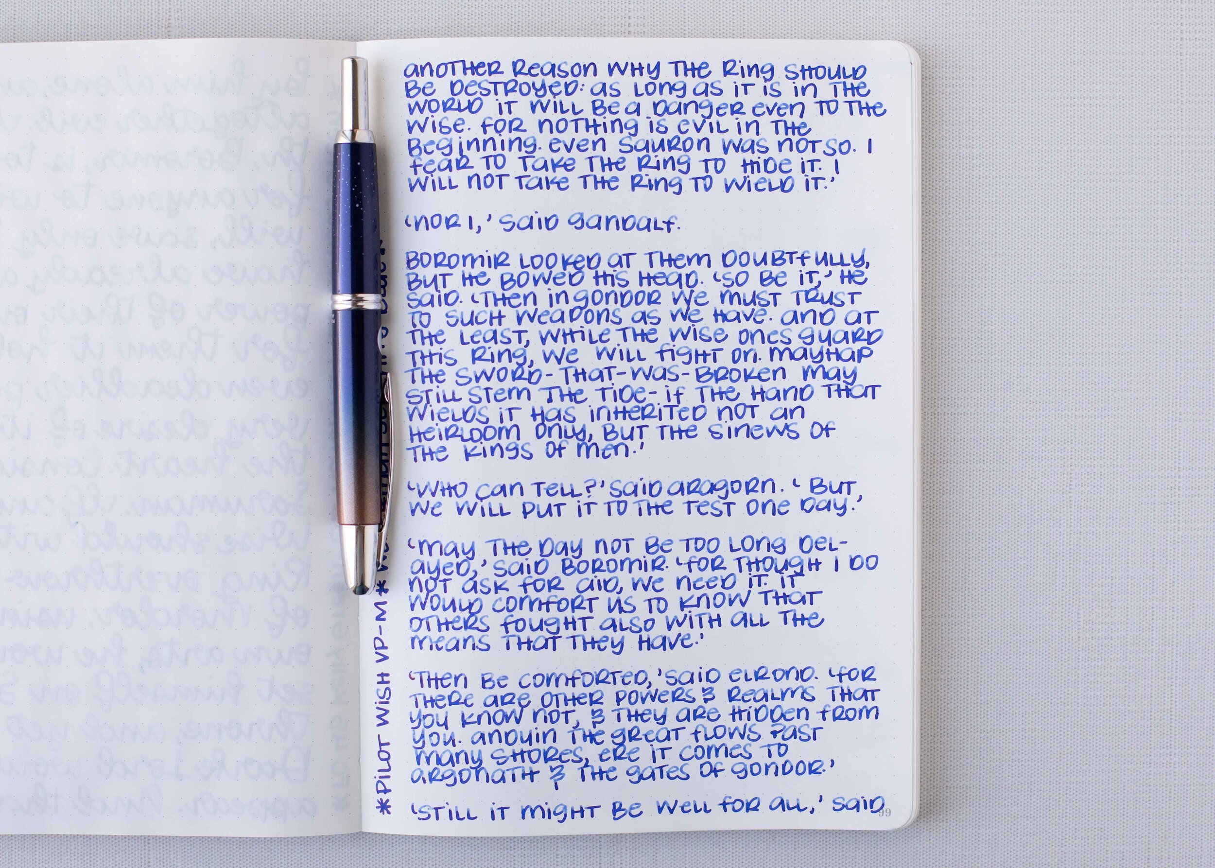A love for fountain pens, inks, and handwriting - Peninkcillin: Waterman  Florida Blue ink review