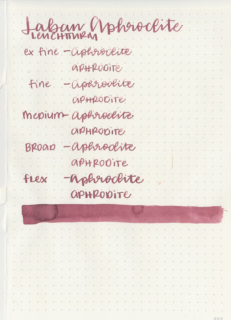 LABAN, Ink Bottle - Greek Mythology APHRODITE PINK. — SWASTIK penn