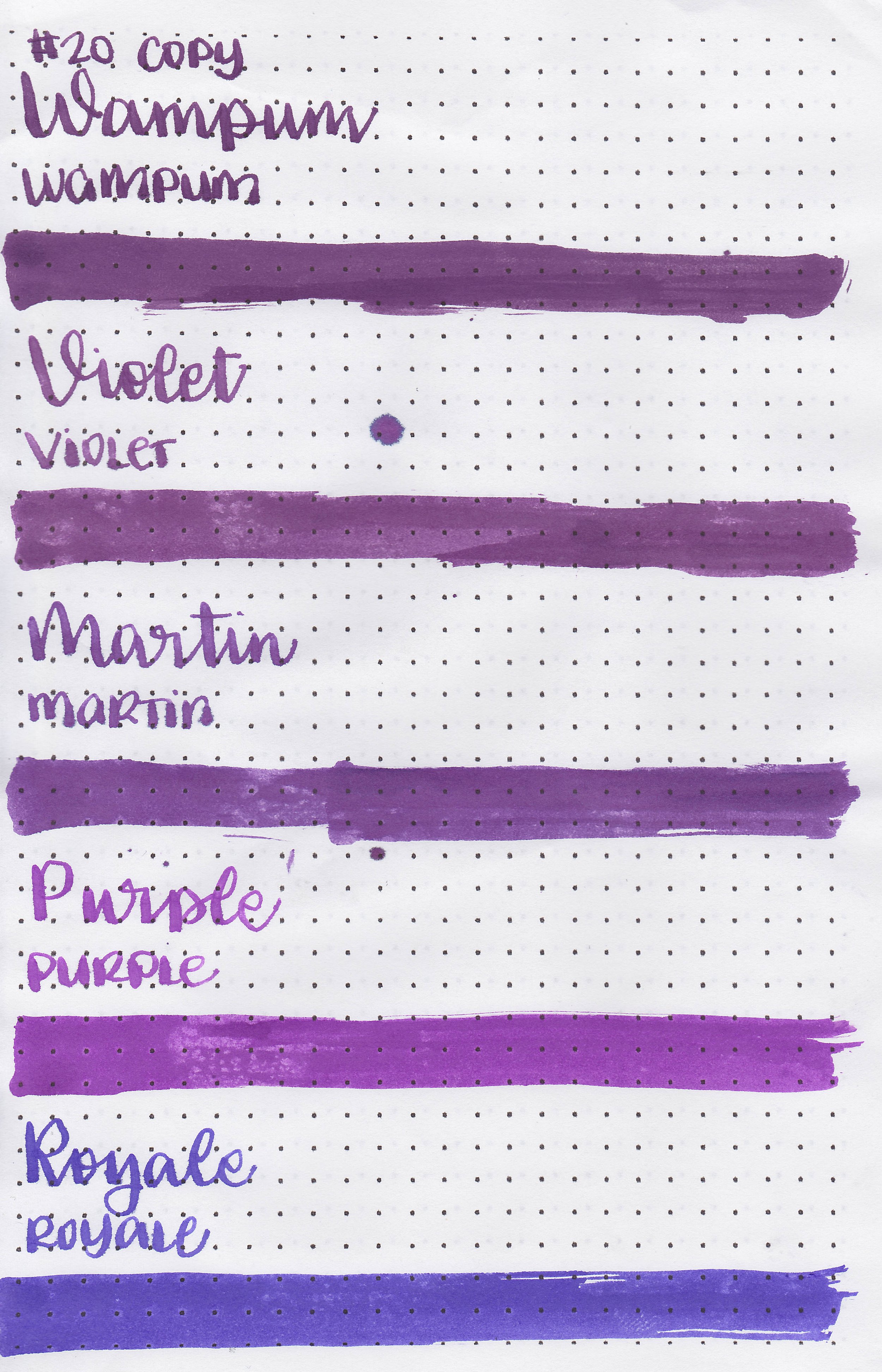 Ink Review: Noodler's Purple Wampum - The Well-Appointed Desk