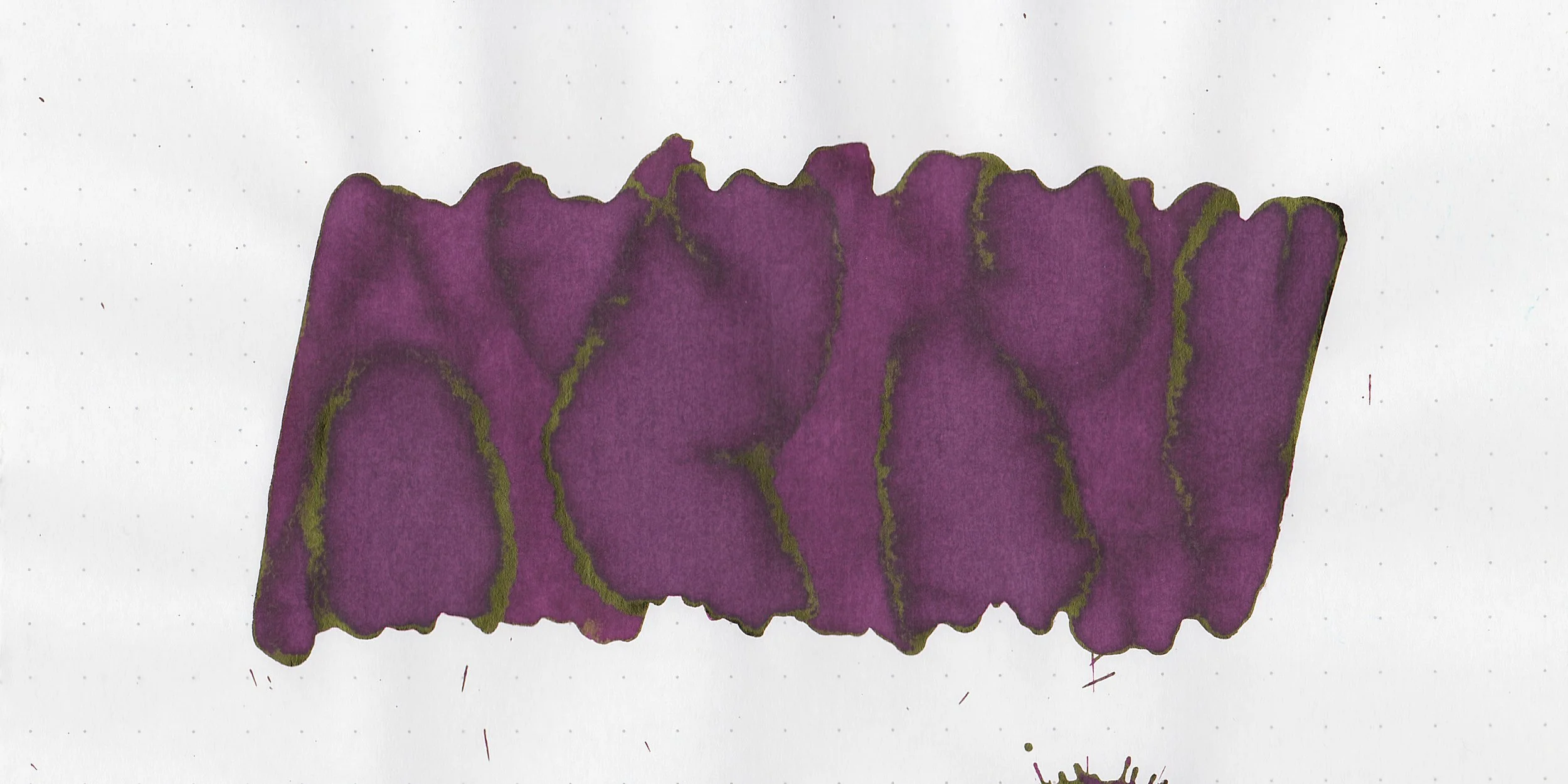 Ink Review #1976: Kobe Myodani Cosmos Red — Mountain of Ink
