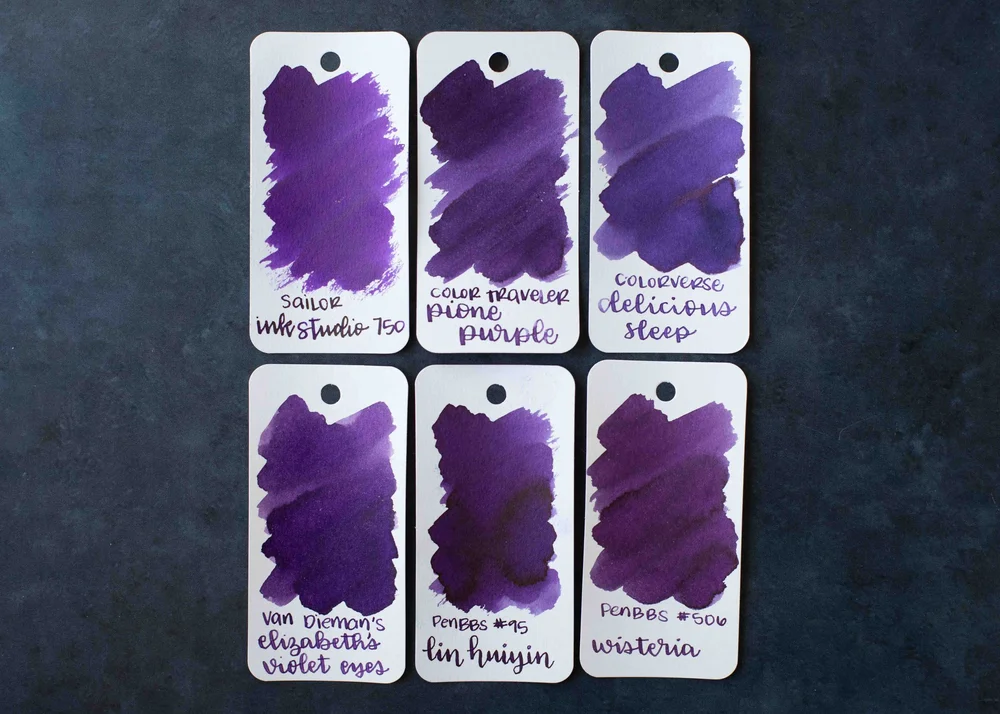 Ink Review: Color Traveler Standard Cool-toned Inks — Mountain of Ink
