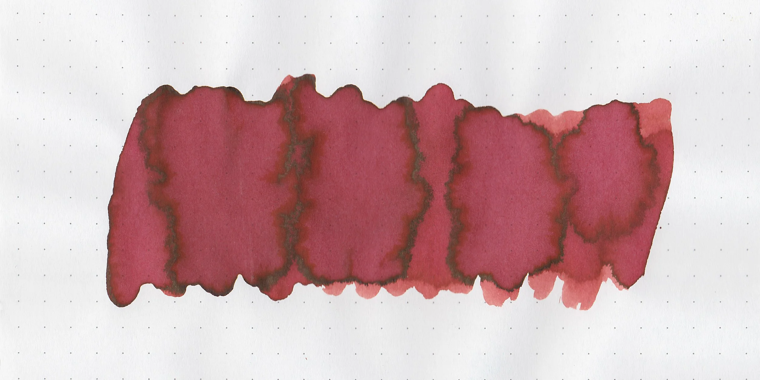 Ink Review #2419: Inkebara Alice Red — Mountain of Ink