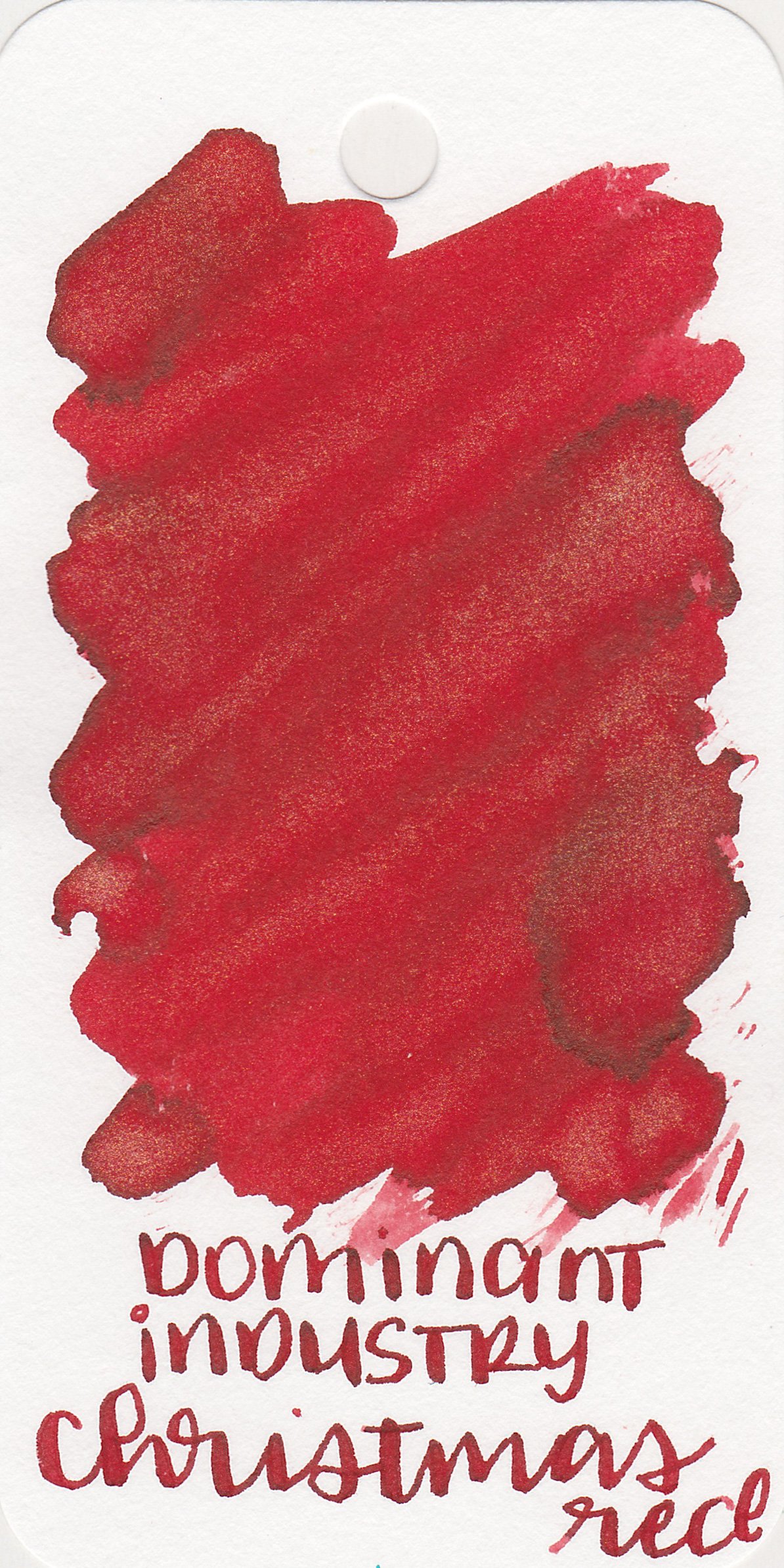 Ink Review #2172: Dominant Industry Christmas Red — Mountain of Ink