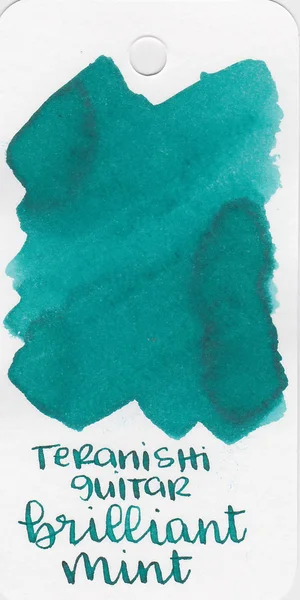 Ink Review #2717: Teranishi Guitar Brilliant Mint — Mountain of Ink