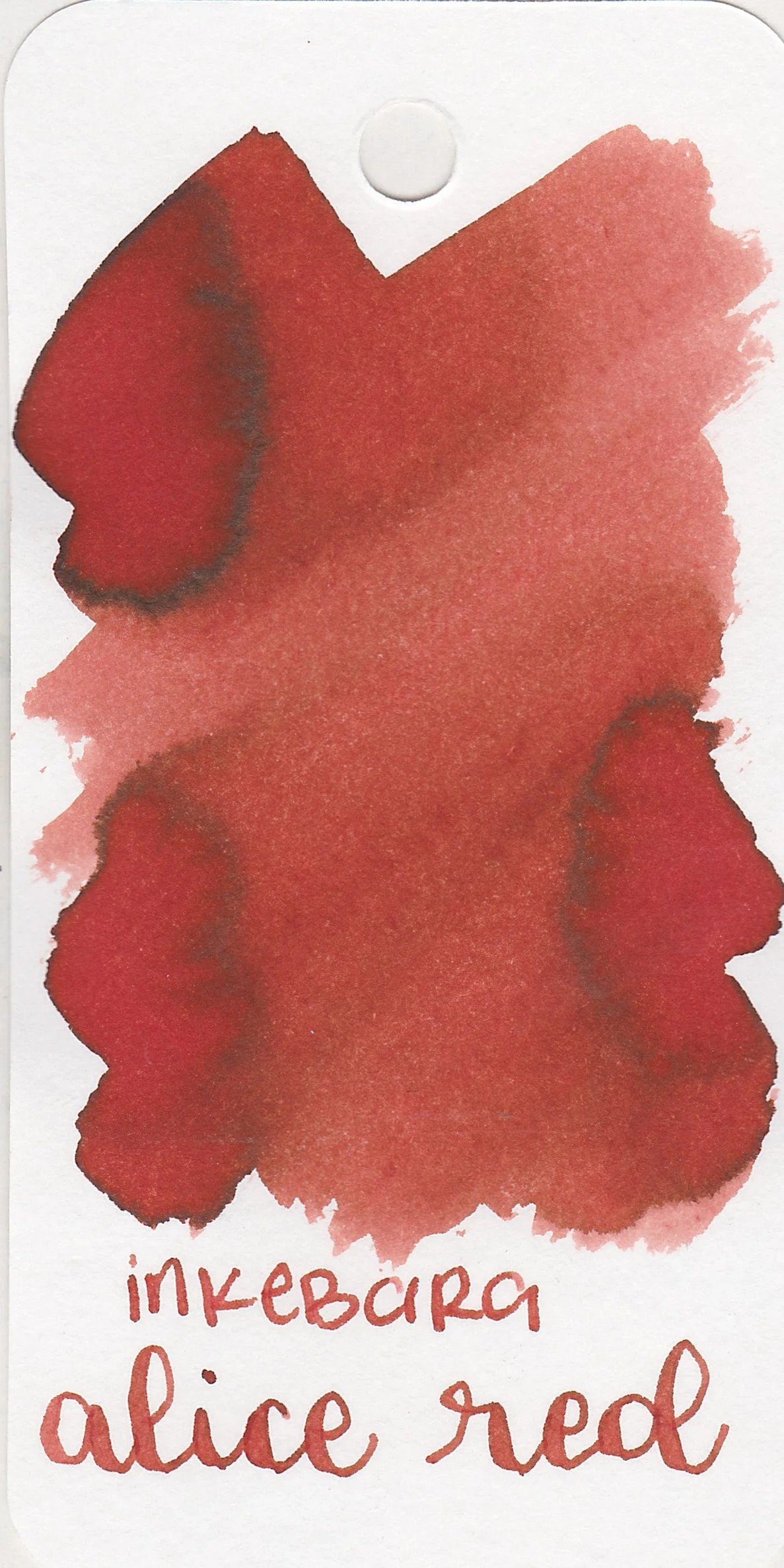 Alci Ink Ink Review #2419: Inkebara Alice Red — Mountain of Ink