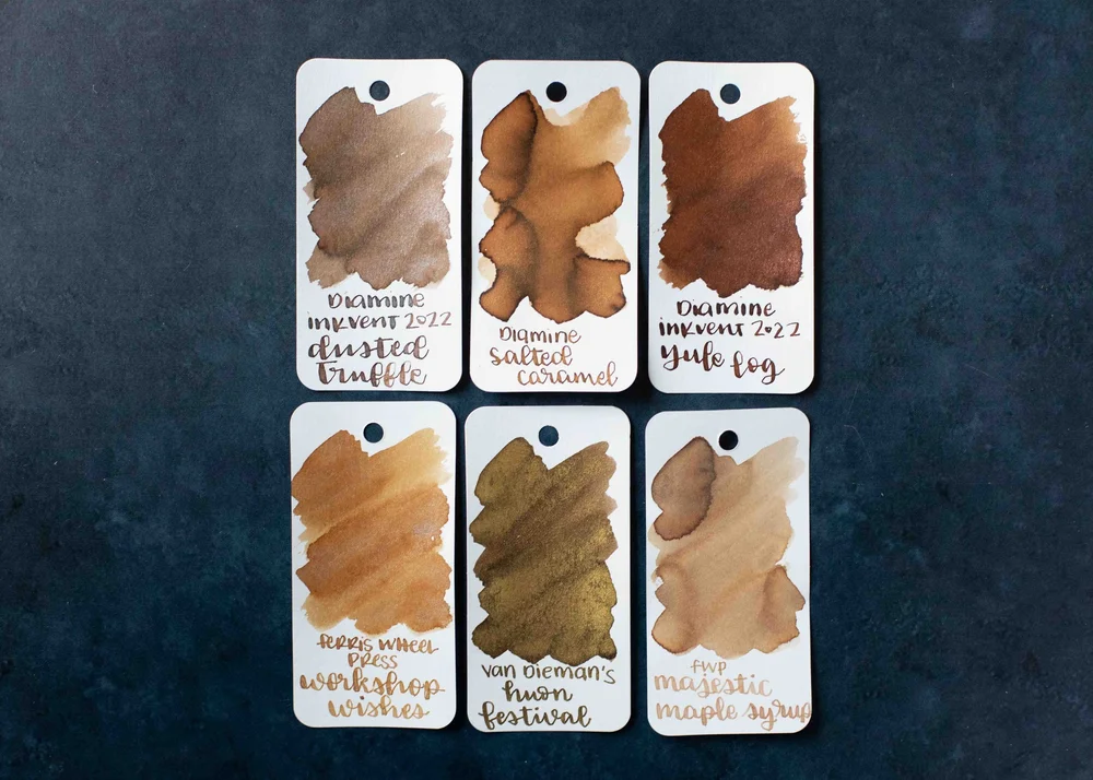 Immalion Ink Salt Ink Review #2688: Diamine Salted Caramel — Mountain of Ink