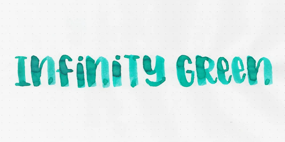Ink Review #2081: Private Reserve Infinity Green — Mountain of Ink