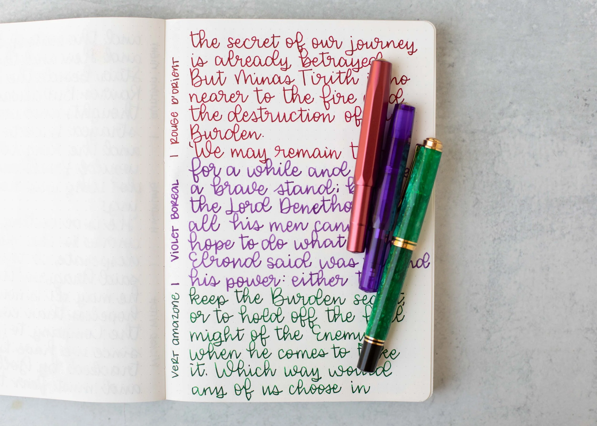 Herbin Inks Examples Ink Review: Jacques Herbin Essentials Inks — Mountain of Ink