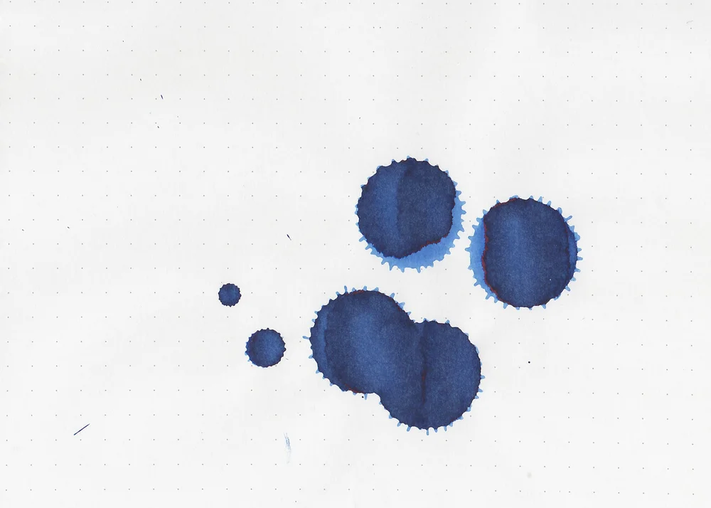 Ink Review #2633: Private Reserve Infinity Blue — Mountain of Ink