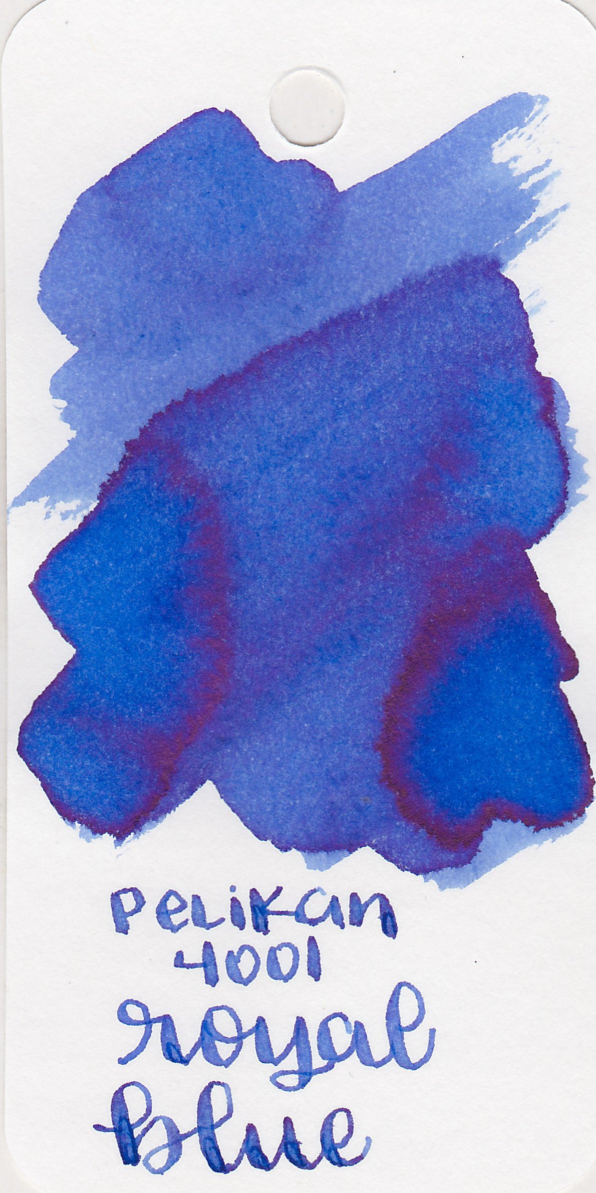 Ink Review #2457: Pelikan 4001 Royal Blue — Mountain of Ink