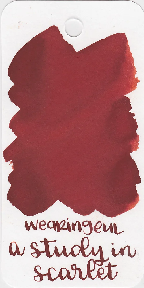 Ink Review #2741: Wearingeul A Study in Scarlet — Mountain of Ink