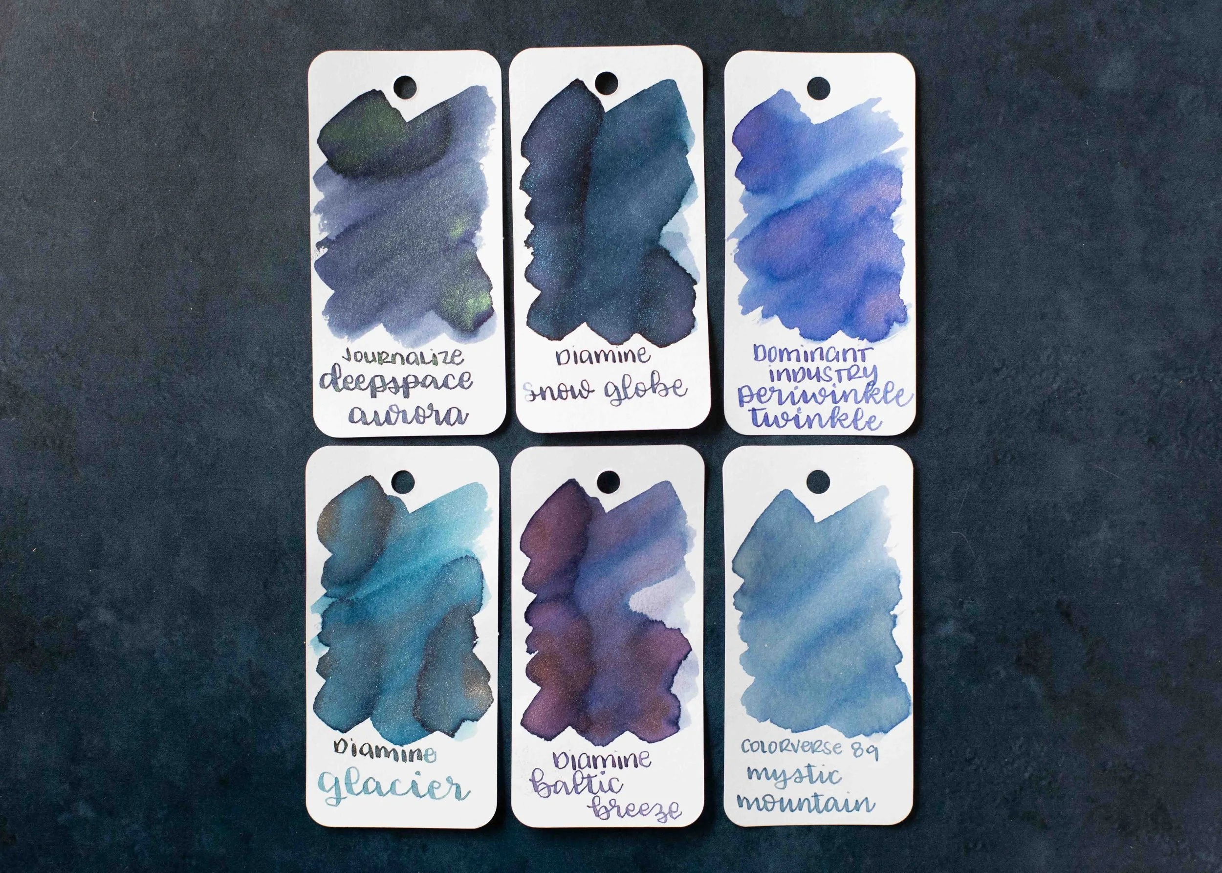 Ink Review #2676: Diamine Snow Globe — Mountain of Ink