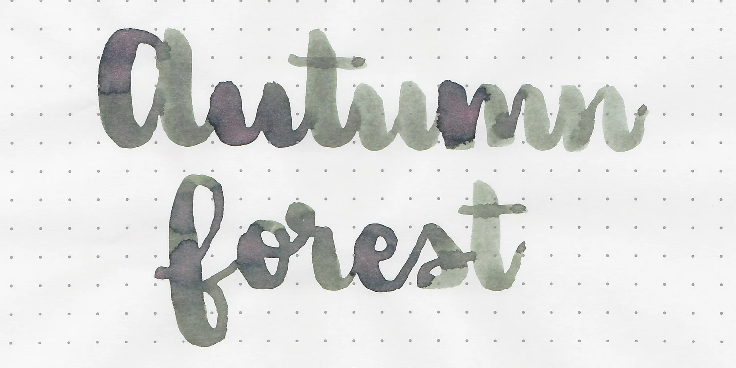 Ink Review #1869: Dominant Industry Autumn Forest — Mountain of Ink