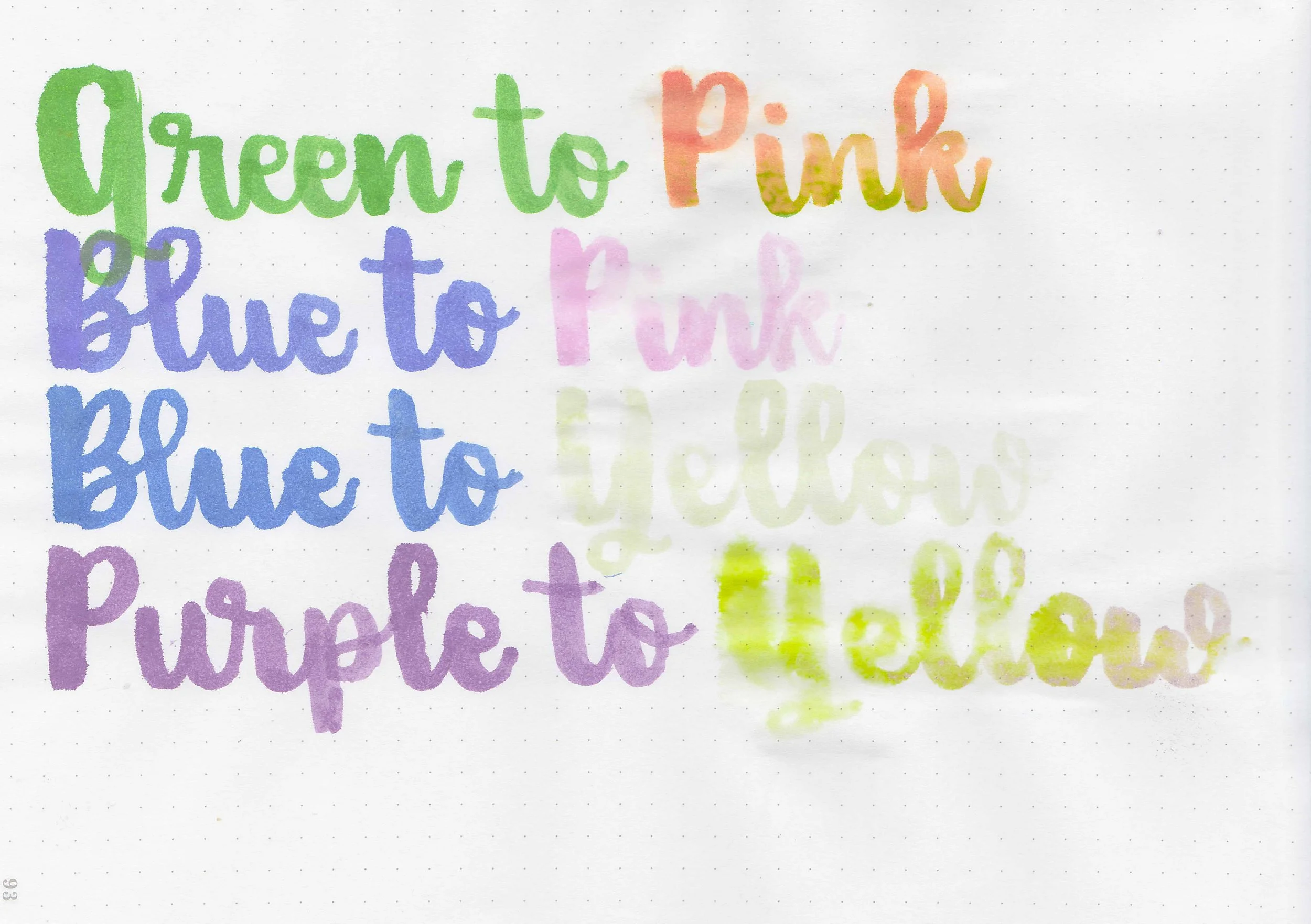 Monteverde Color Changing Inks, Part 2 — Mountain of Ink