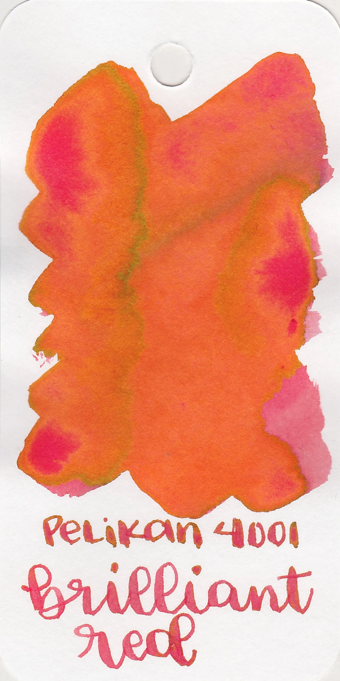 Ink Review #2497: Pelikan 4001 Brilliant Red — Mountain of Ink