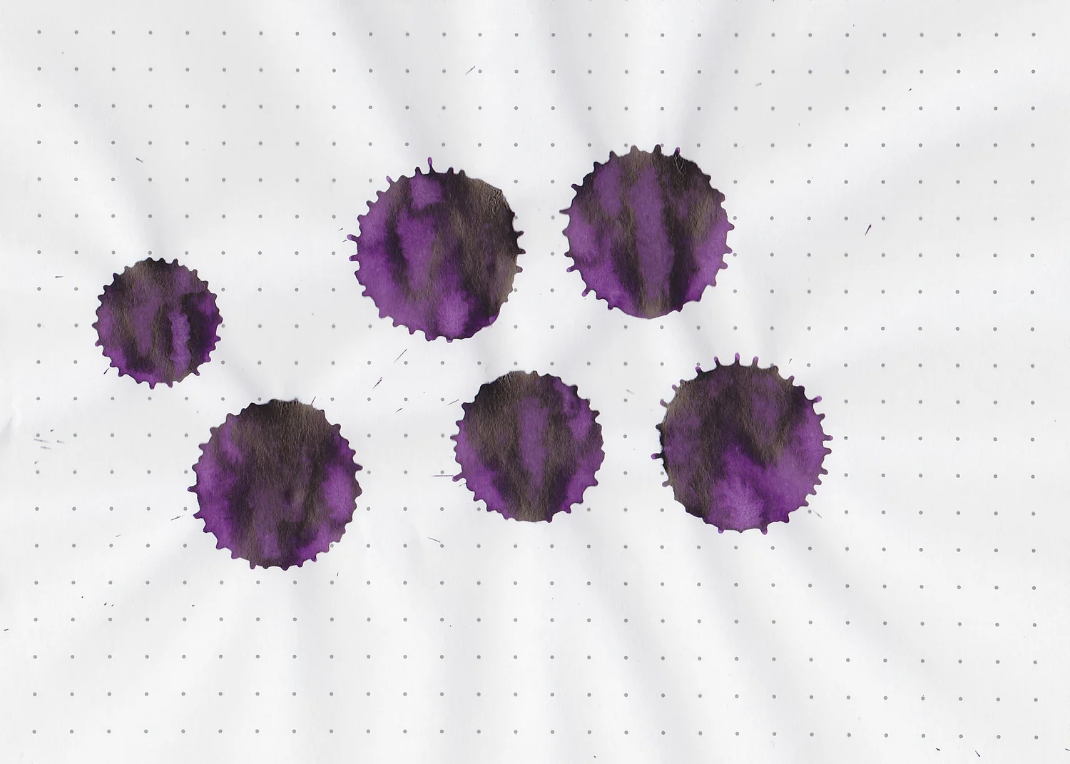Violet Ink Note Ink Review #2187: De Atramentis Document Purple Violet — Mountain of Ink