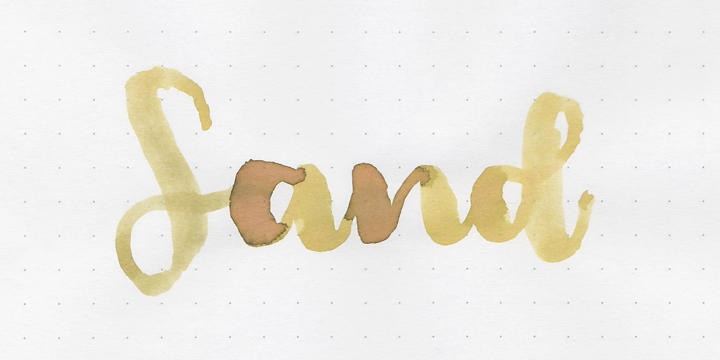 Ink Review #1968: Inkebara Sand — Mountain of Ink