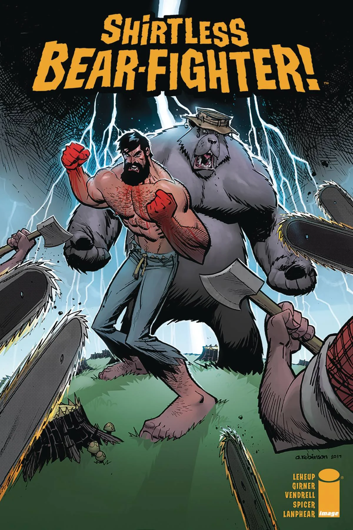 Shirtless Bear-Fighter #4 (of 5)