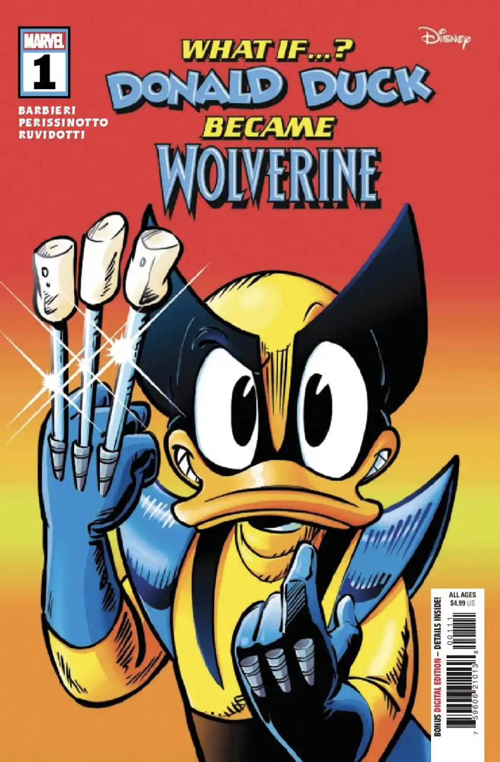 What If...? Donald Duck Became Wolverine #1
