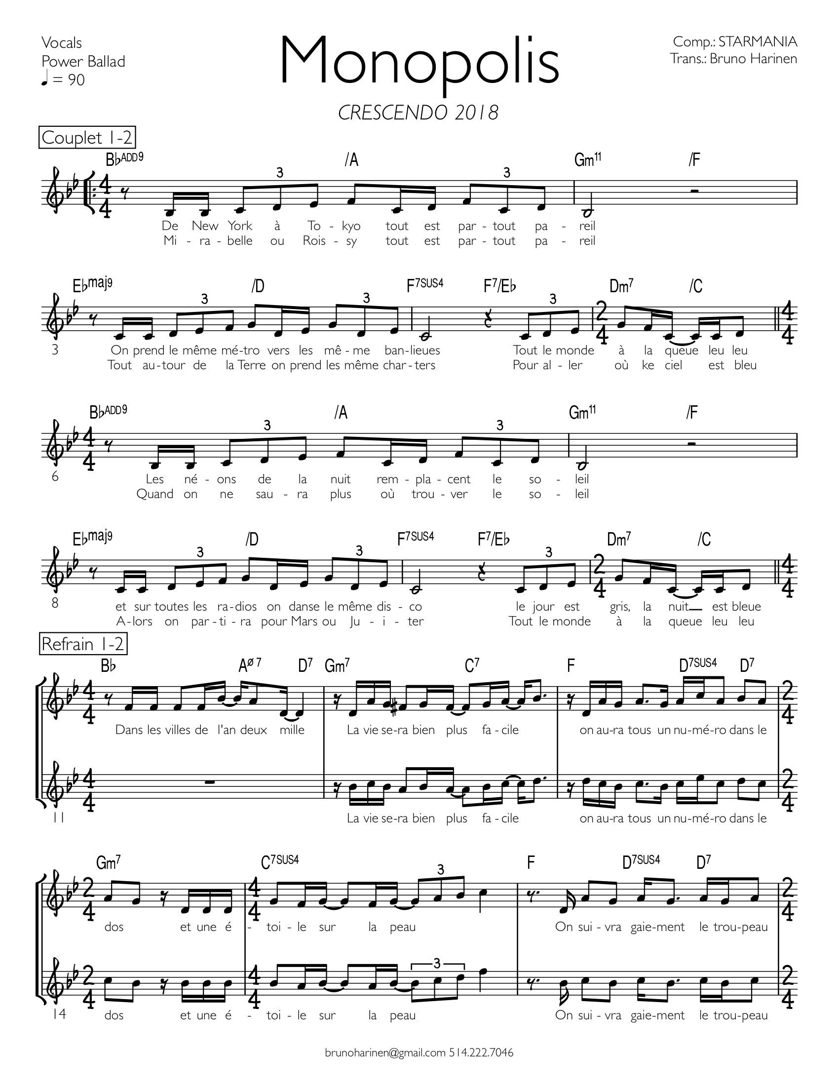 Transcription Laulu