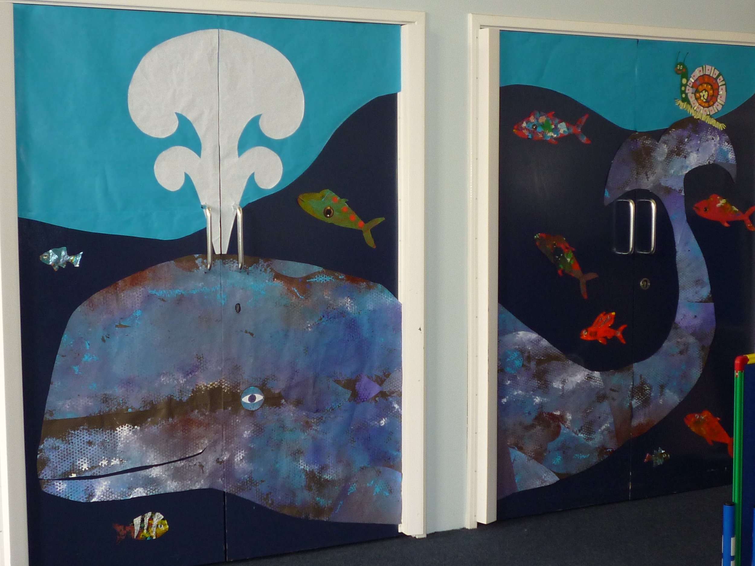 Mural, 'Whale and the snail'