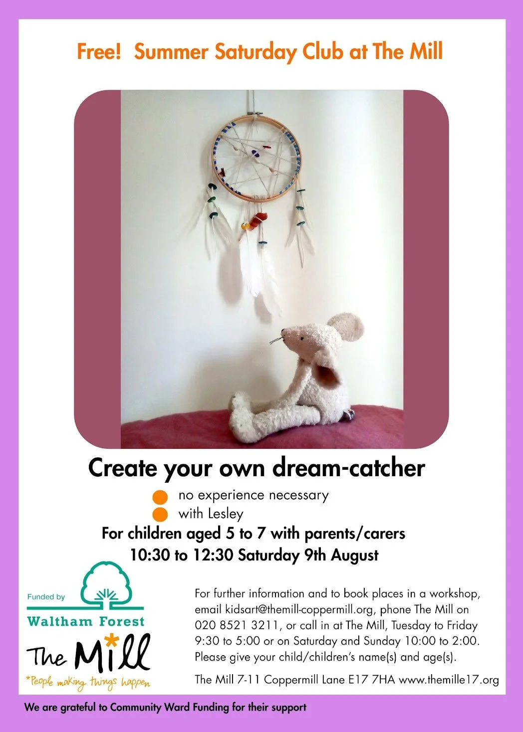 Summer Saturday Club: Make a dreamcatcher