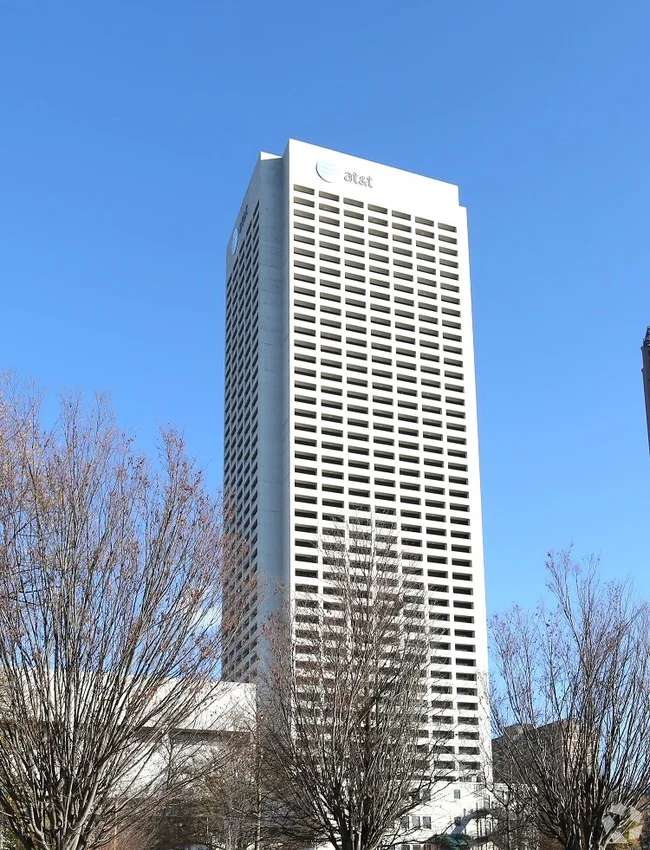 Image of Atlanta's AT&T Midtown Center, which AT&T already announced plans to depart. By: Jacquelyn Ryan and Tony Wilbert